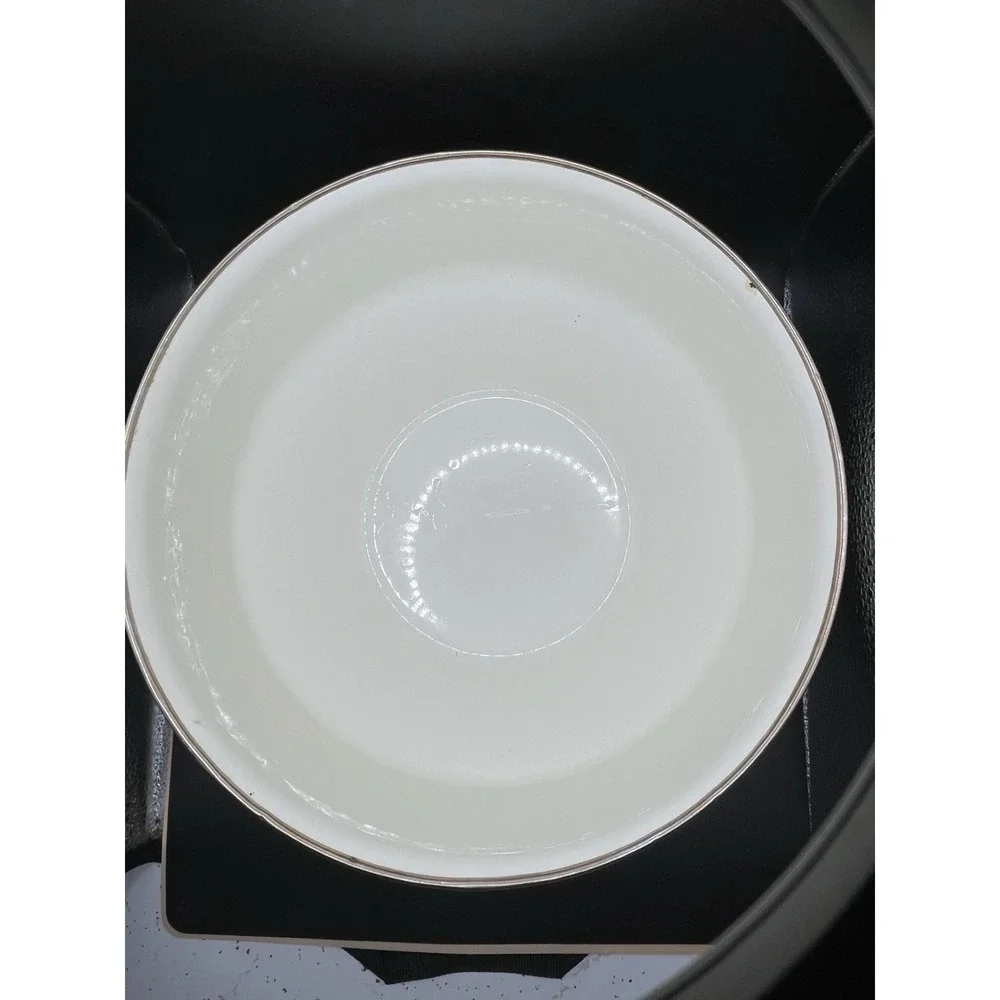 Vtg‎ Tabletops Unlimited Large Vitroceramic Metal Enamel Bowl - Gas, Electric